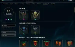 Conta League of Legends RARA