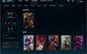 Conta League of Legends RARA