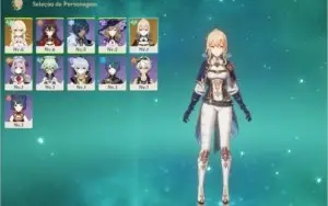 Conta Genshin Impact Ar7 - Jean + 10 personagens