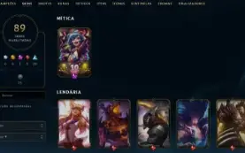 Conta League of Legends Full Acesso - 137 Champs e 89 Skins