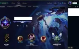 Conta Diamante 5 Season8, todos campeões, várias skins