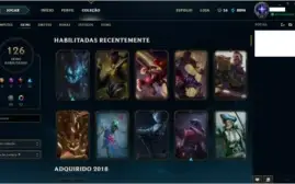 Conta Diamante 5 Season8, todos campeões, várias skins