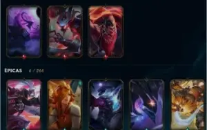[20% OFF] CONTA LOL | GOLD 1| (88 champs & 31 skins)