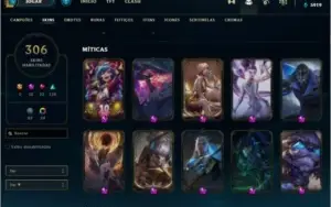 Conta lol 306, VARIAS PRETIGIOS/HEXTEC