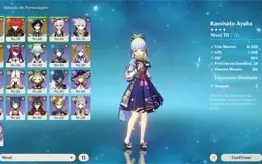 CONTA GENSHIN IMPACT AYAKA, VENTI E DILUC C1 AR39