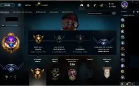 Conta LOL D4 Season 10(atual plat4 com 1 partida)