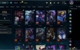 Conta LOL D4 Season 10(atual plat4 com 1 partida)