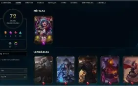 Conta LOL D4 Season 10(atual plat4 com 1 partida)