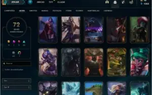 Conta LOL D4 Season 10(atual plat4 com 1 partida)
