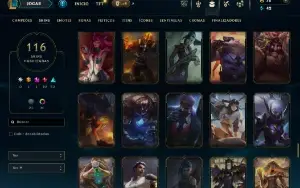 Ferro 3 com 95 Champs e 116 Skins +1 Prestigio