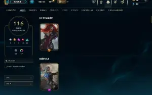 Ferro 3 com 95 Champs e 116 Skins +1 Prestigio