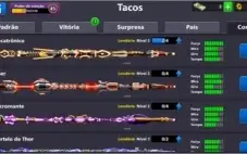 Conta 8 ball pool - 13 TACOS LENDÁRIOS