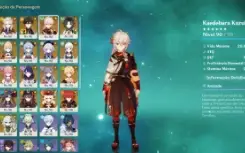 Genshin Impact 22 Personagens 5 Estrelas Ar60 Colecionador