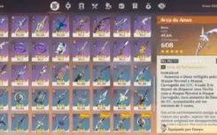 Genshin Impact 22 Personagens 5 Estrelas Ar60 Colecionador
