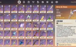 Genshin Impact 22 Personagens 5 Estrelas Ar60 Colecionador