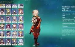 Genshin Impact 22 Personagens 5 Estrelas Ar60 Colecionador