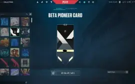 Conta Valorant Do Beta + Sheriff Arcane