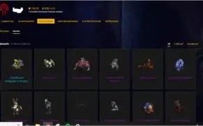Conta com 18k+ Achiev e 277 Mounts