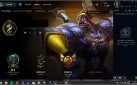 conta lol gold 5