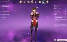 Conta Genshin Impact Ast Mona 5* AR 7