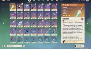 AR55 CHILDE , ZHONGLI, ALBEDO, KEQING, JEAN E TODOS OS 4*