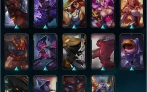 CONTA LOL 🌟 PLATINA 3 🌟 59 SKINS 🌟 124 CAMPEOES