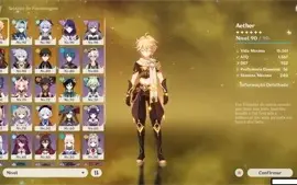 Conta Genshin End Game (10) 5 estrelas + Skins