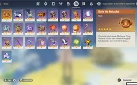 Conta Genshin End Game (10) 5 estrelas + Skins