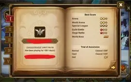 Conta Summoners Wars C2/C2 3 nat5 LD(ARTAMIEL,ONGYOUKI,SHAN)