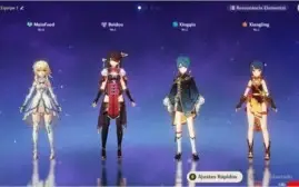 CONTAS GENSHIN IMPACT - AR7 - COM PERSONAGENS TIER 4
