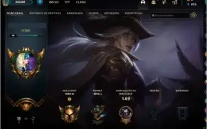 Conta Ouro 3 com 40 personagens e 16 skins