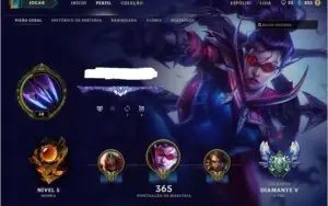 Conta League of legends D1 e D5 2 seasons.