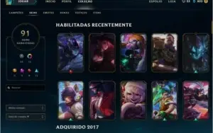 Conta League of legends D1 e D5 2 seasons.
