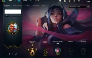 Conta league Of Legends / OURO III