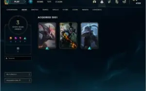 Conta league Of Legends / OURO III