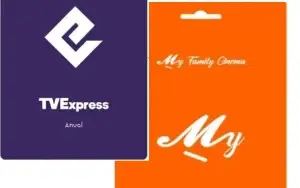 Gift Card Combo TVE Tv Express + My Family/eppi Cinema Anual