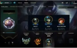 Conta Platina V Level 217 todos campeões mais 15k de EA
