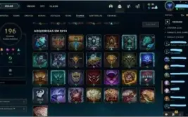 CONTA LEAGUE OF LEGENDS(DIAMANTE 4) + VALORANT (PLATINA1)