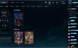CONTA LEAGUE OF LEGENDS(DIAMANTE 4) + VALORANT (PLATINA1)
