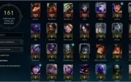 CONTA LOL 46 CHAMPS 8 SKINS
