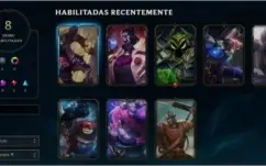 CONTA LOL 46 CHAMPS 8 SKINS