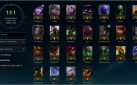CONTA LOL 46 CHAMPS 8 SKINS