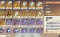 35 personagens 5 estrelas, 16 armas 5 estrelas