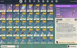 CONTA GENSHIN AR35 COM SHOGUN RAIDEN + JEAN FULL RESINA