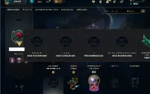 Unranked com 55 Champs e 11 Skins
