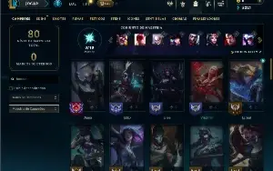 Unranked com 55 Champs e 11 Skins