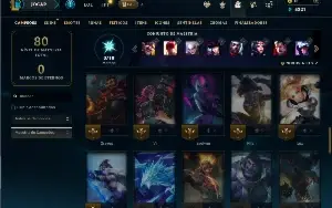 Unranked com 55 Champs e 11 Skins