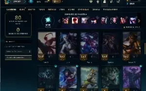 Unranked com 55 Champs e 11 Skins