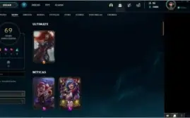 Conta League of Legends - Gold IV | Nível 110 |70 skins.