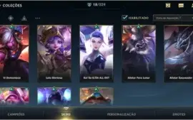 Conta ESMERALDA + 18 Skins